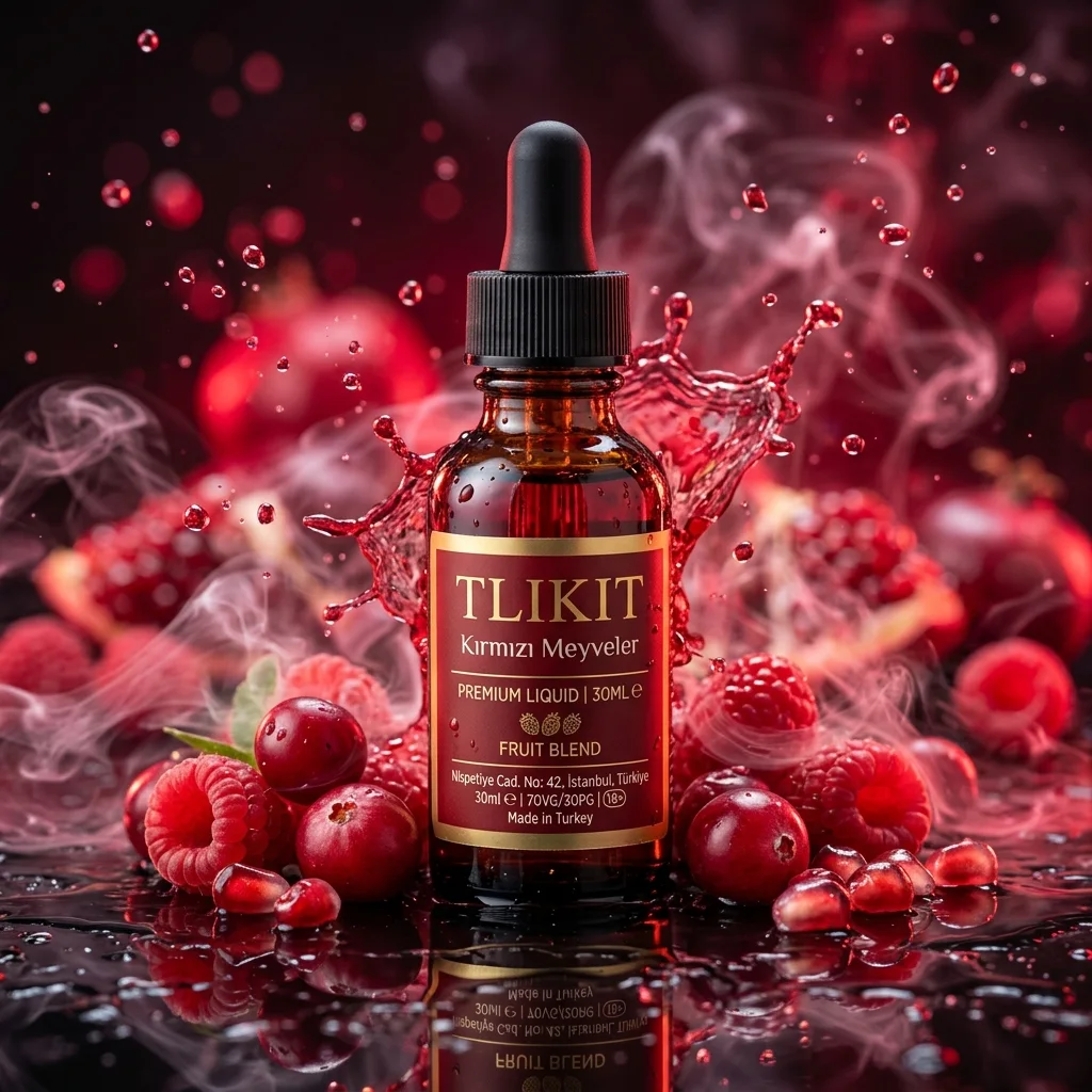 Kırmızı Meyveler Premium Likit Şişesi